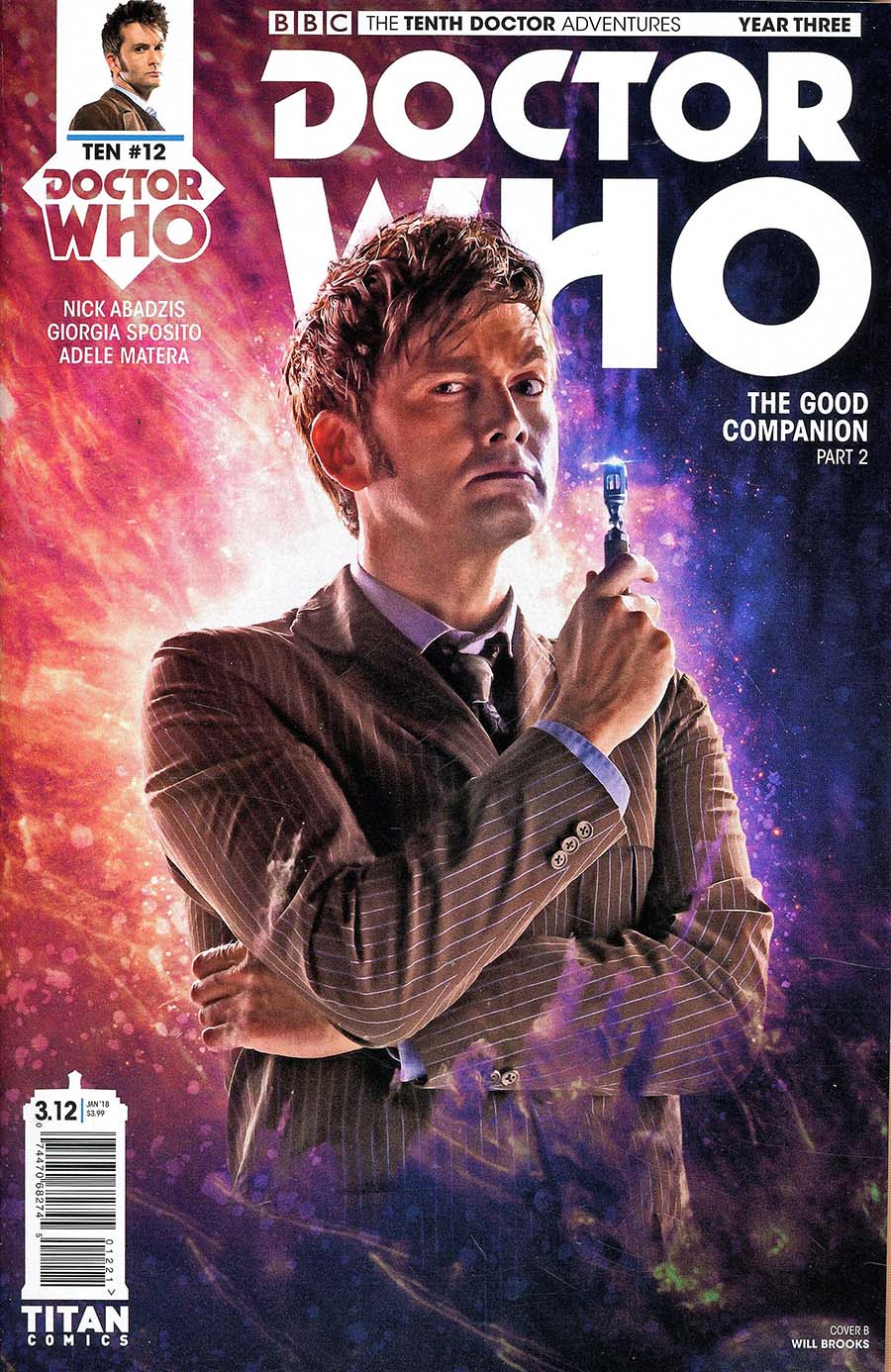 Doctor Who 10th Doctor Year Three #12 Cover B Variant Photo Cover