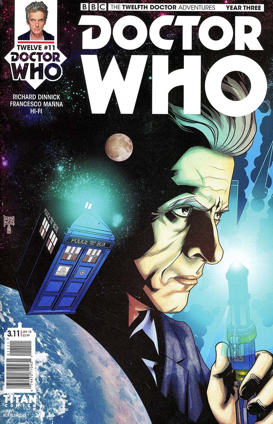 Doctor Who 12th Doctor Year Three #11 Cover A Regular Blair Shedd Cover