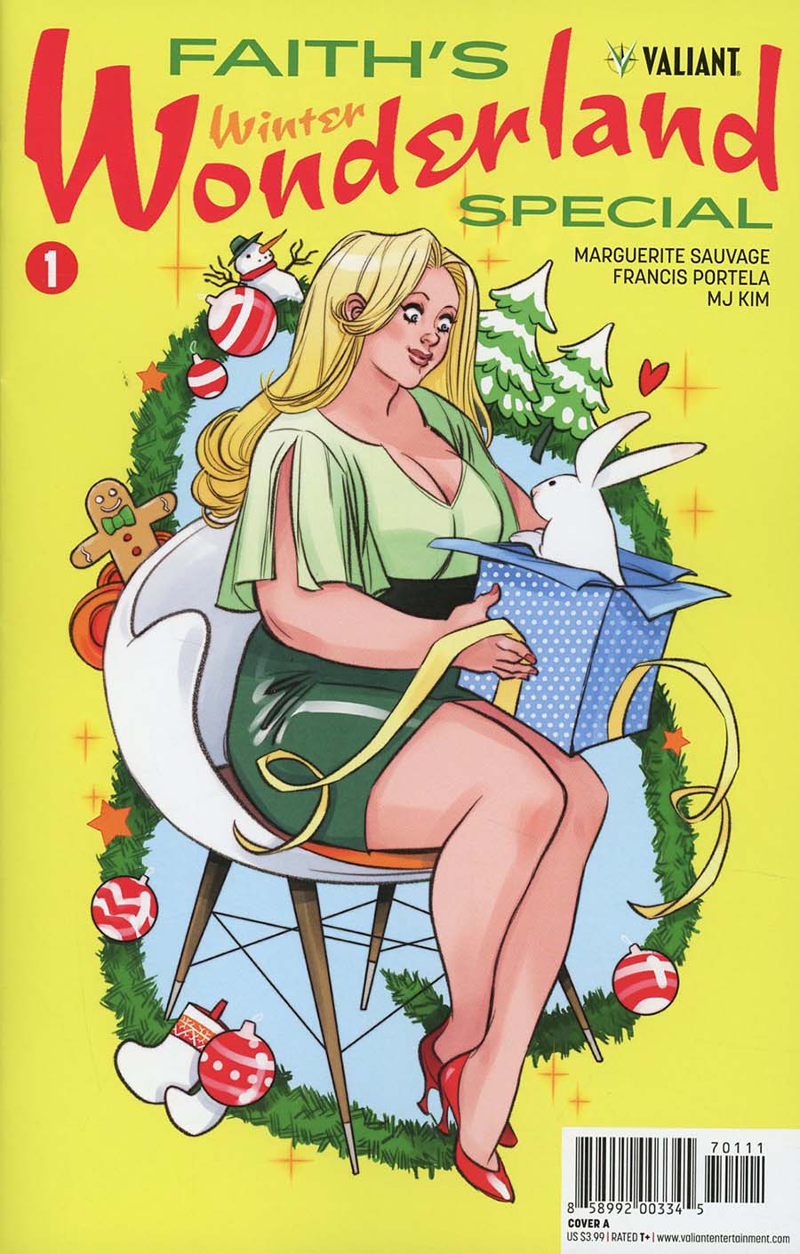 Faith Winter Wonderland Special #1 Cover A Regular Marguerite Sauvage Cover