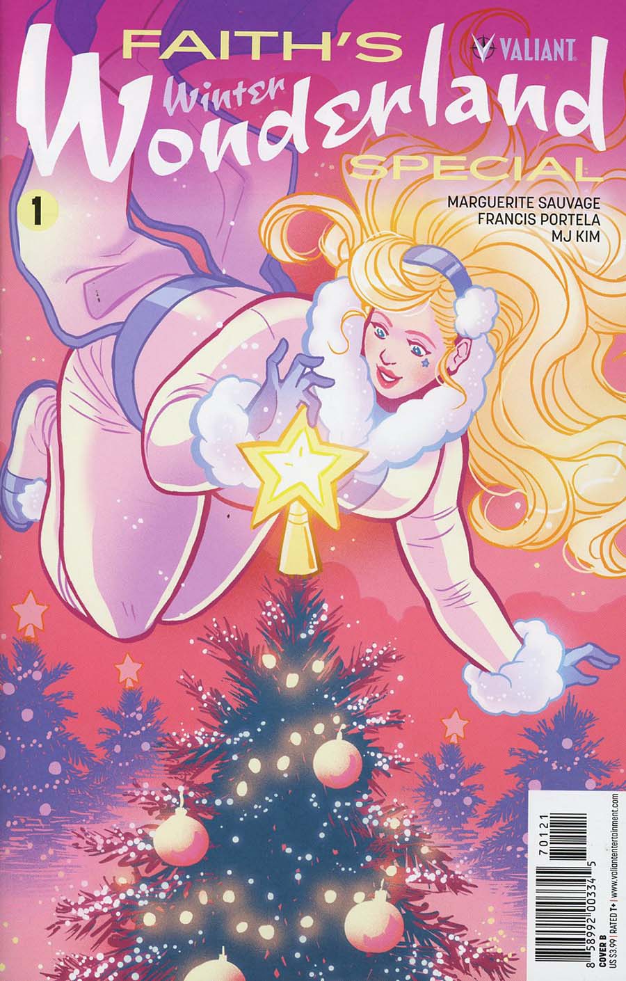 Faith Winter Wonderland Special #1 Cover B Variant Paulina Ganucheau Cover