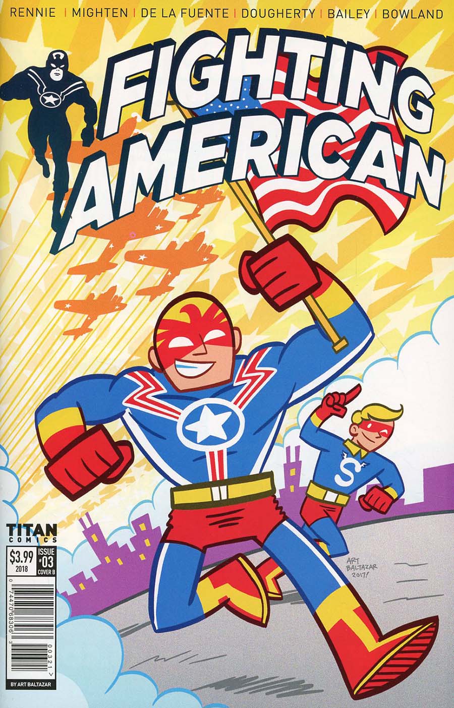 Fighting American Vol 4 #3 Cover B Variant Art Balthazar Cover