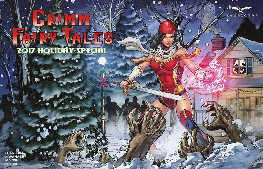 Grimm Fairy Tales 2017 Holiday Special Cover B Robert Atkins