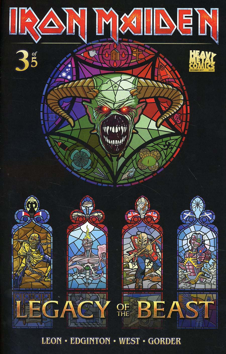 Iron Maiden Legacy Of The Beast #3 Cover B Variant Cover