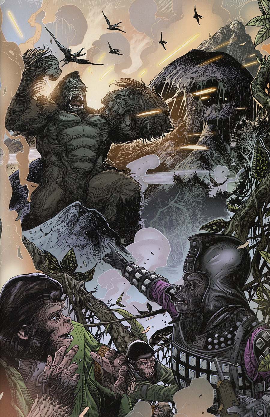 Kong On The Planet Of The Apes #2 Cover B Variant Carlos Magno Connecting Cover
