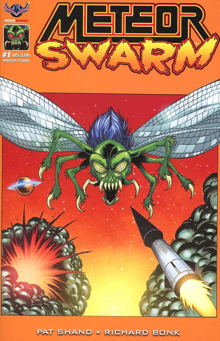 Meteor Swarm #1 Cover B Variant Richard Bonk Parody Cover