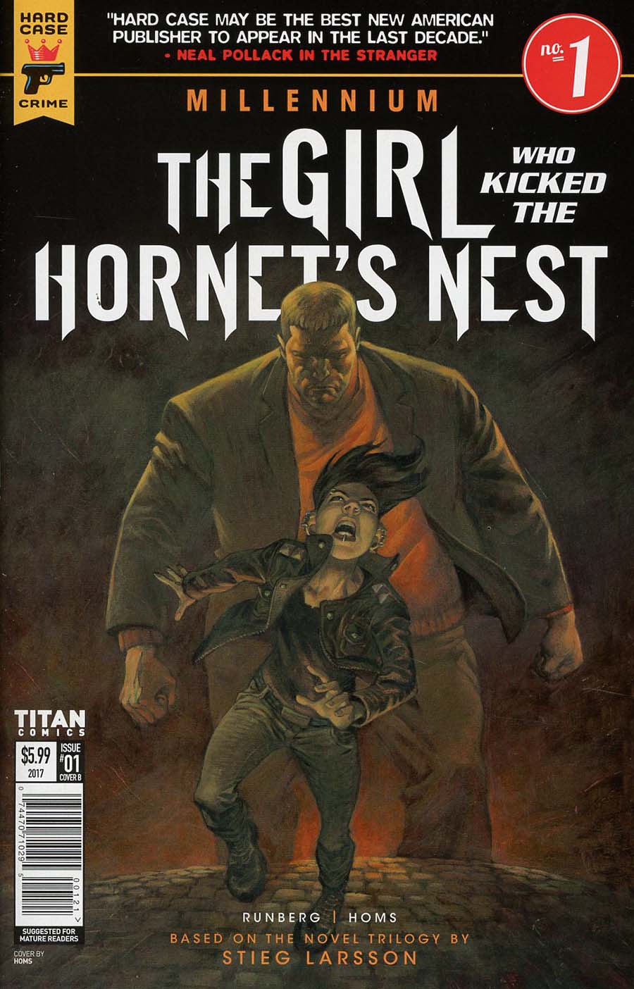 Hard Case Crime Millennium Girl Who Kicked The Hornets Nest #1 Cover B Variant Book Cover