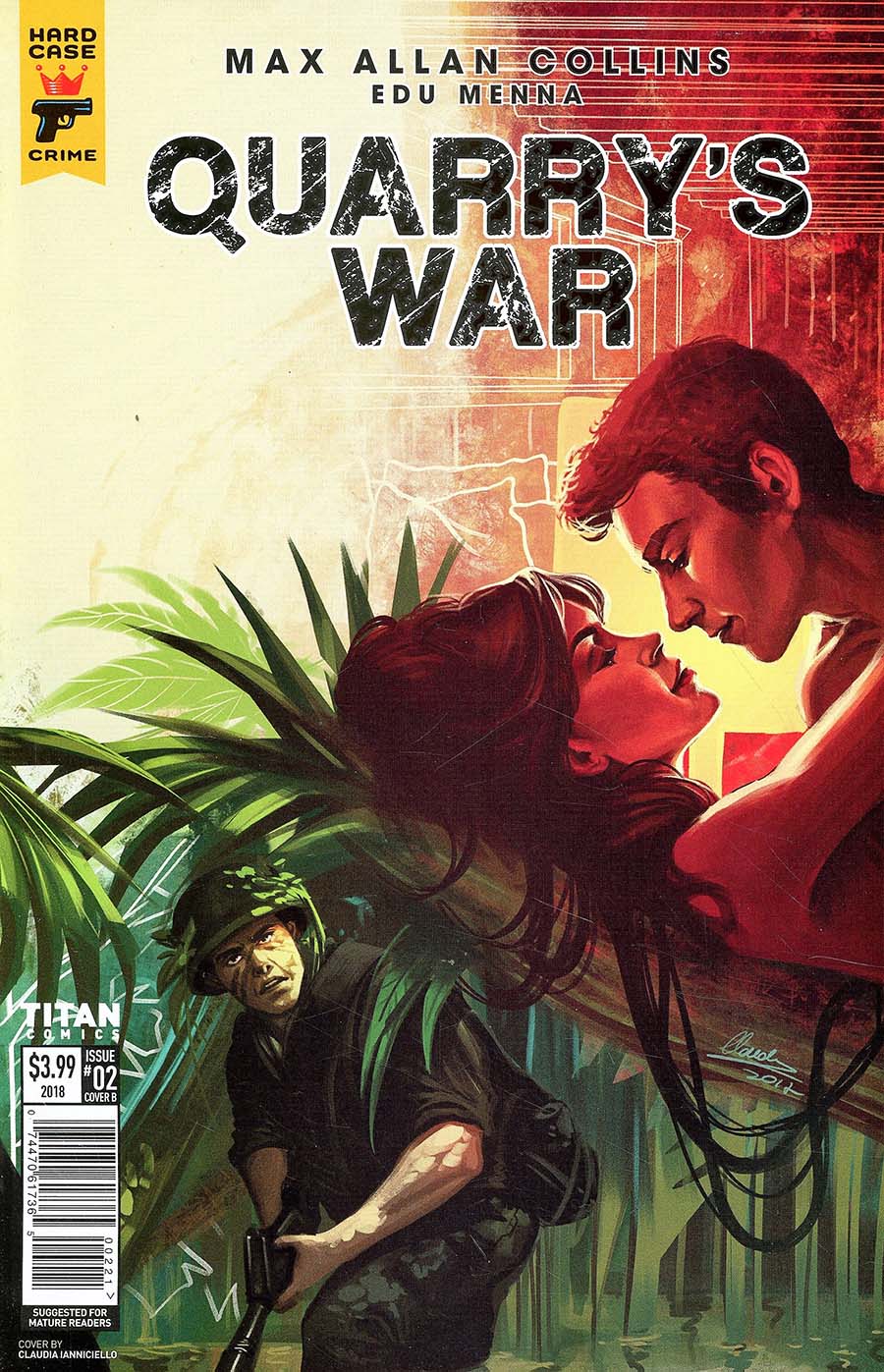 Hard Case Crime Quarrys War #2 Cover B Variant Claudia Ianniciello Cover