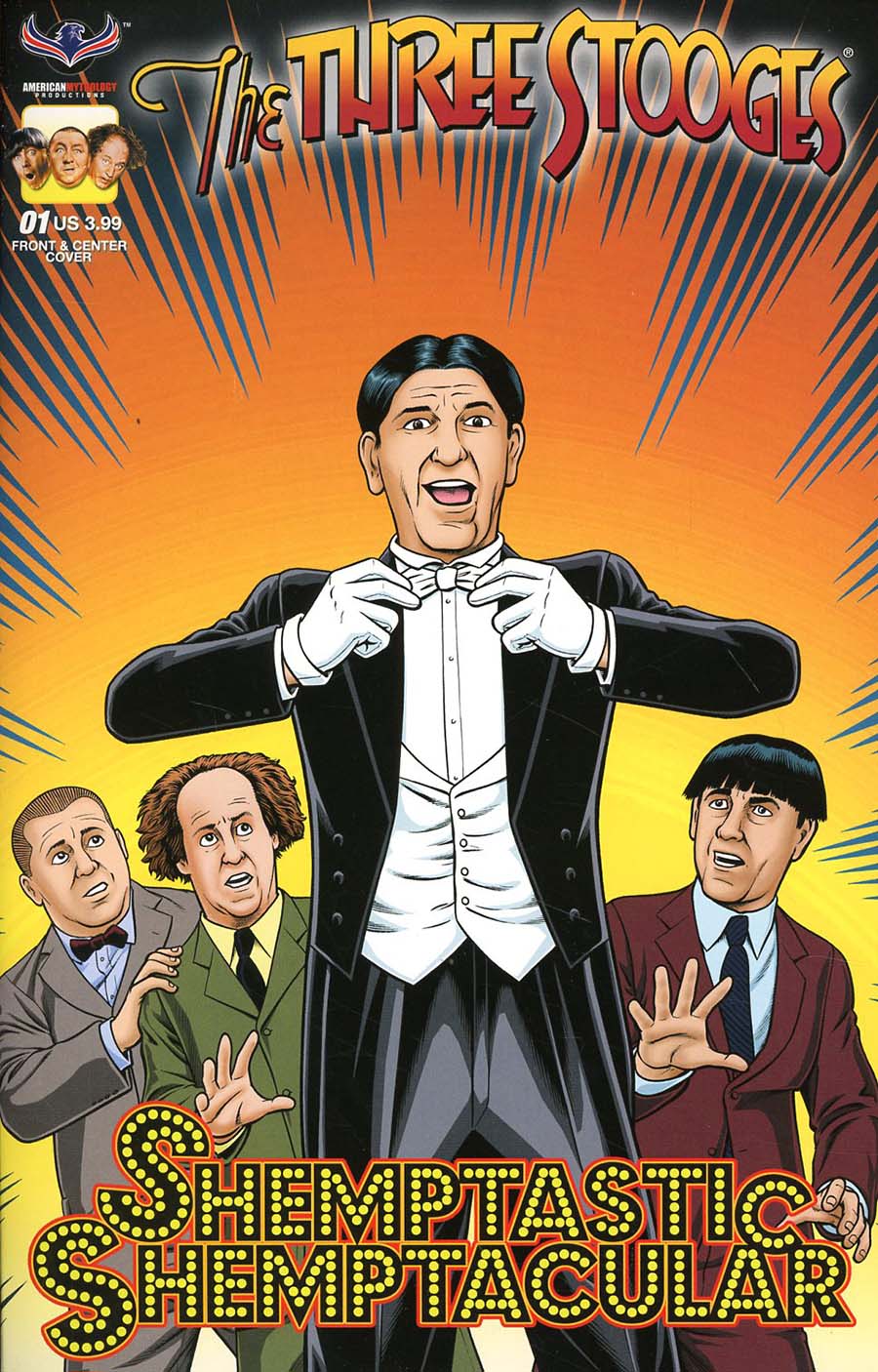 Three Stooges Shemptastic Shemptacular Special Cover B Variant Brendon Fraim & Brian Fraim Front & Center Cover