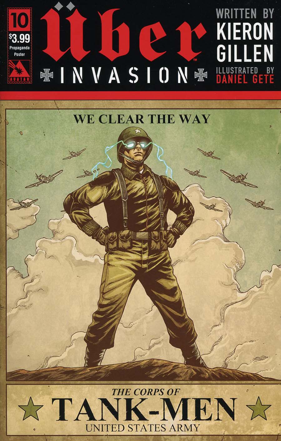 Uber Invasion #10 Cover D Propaganda Poster Cover