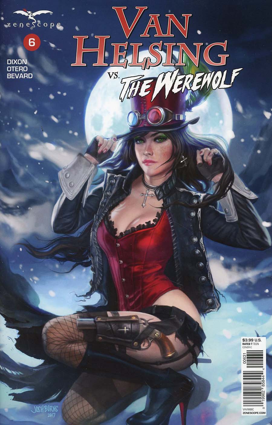 Grimm Fairy Tales Presents Van Helsing vs The Werewolf #6 Cover C Josh Burns