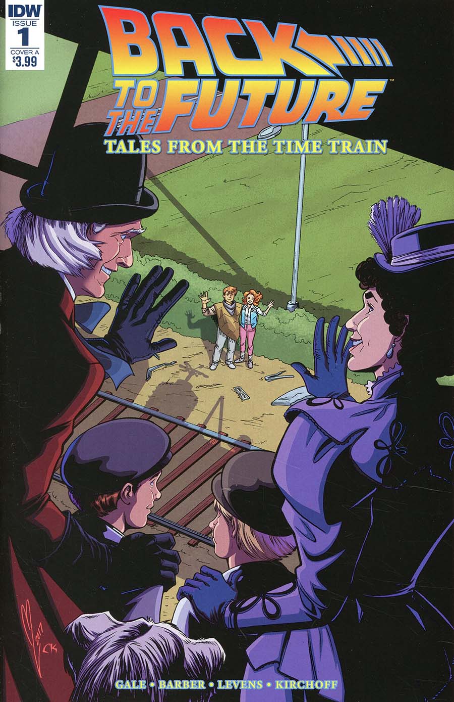 Back To The Future Tales From The Time Train #1 Cover A Regular Megan Levens Cover