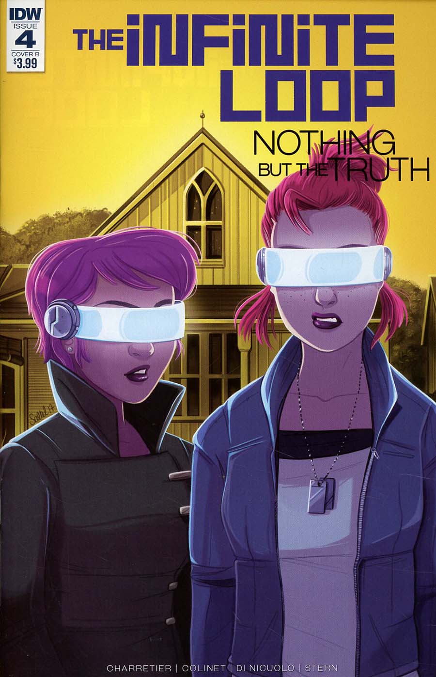 Infinite Loop Nothing But The Truth #4 Cover B Variant Margaux Saltel Cover