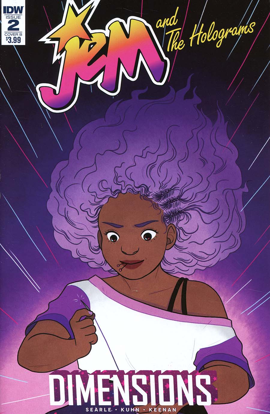 Jem And The Holograms Dimensions #2 Cover B Variant Sarah Winifred Searle Cover
