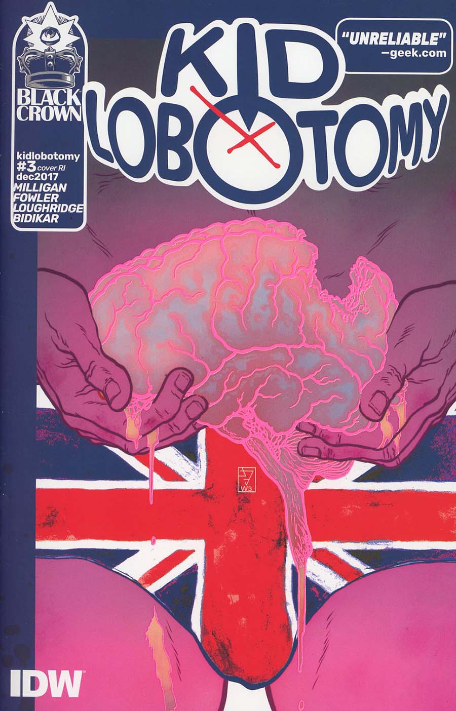 Kid Lobotomy #3 Cover B Variant JH Williams III Cover