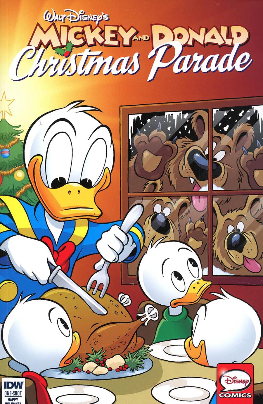 Mickey & Donald Christmas Parade #3 Cover B Variant Daniel Branca Cover