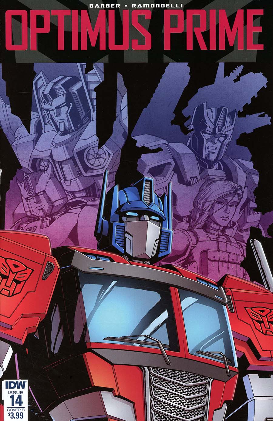 Optimus Prime #14 Cover B Variant Casey W Coller Cover