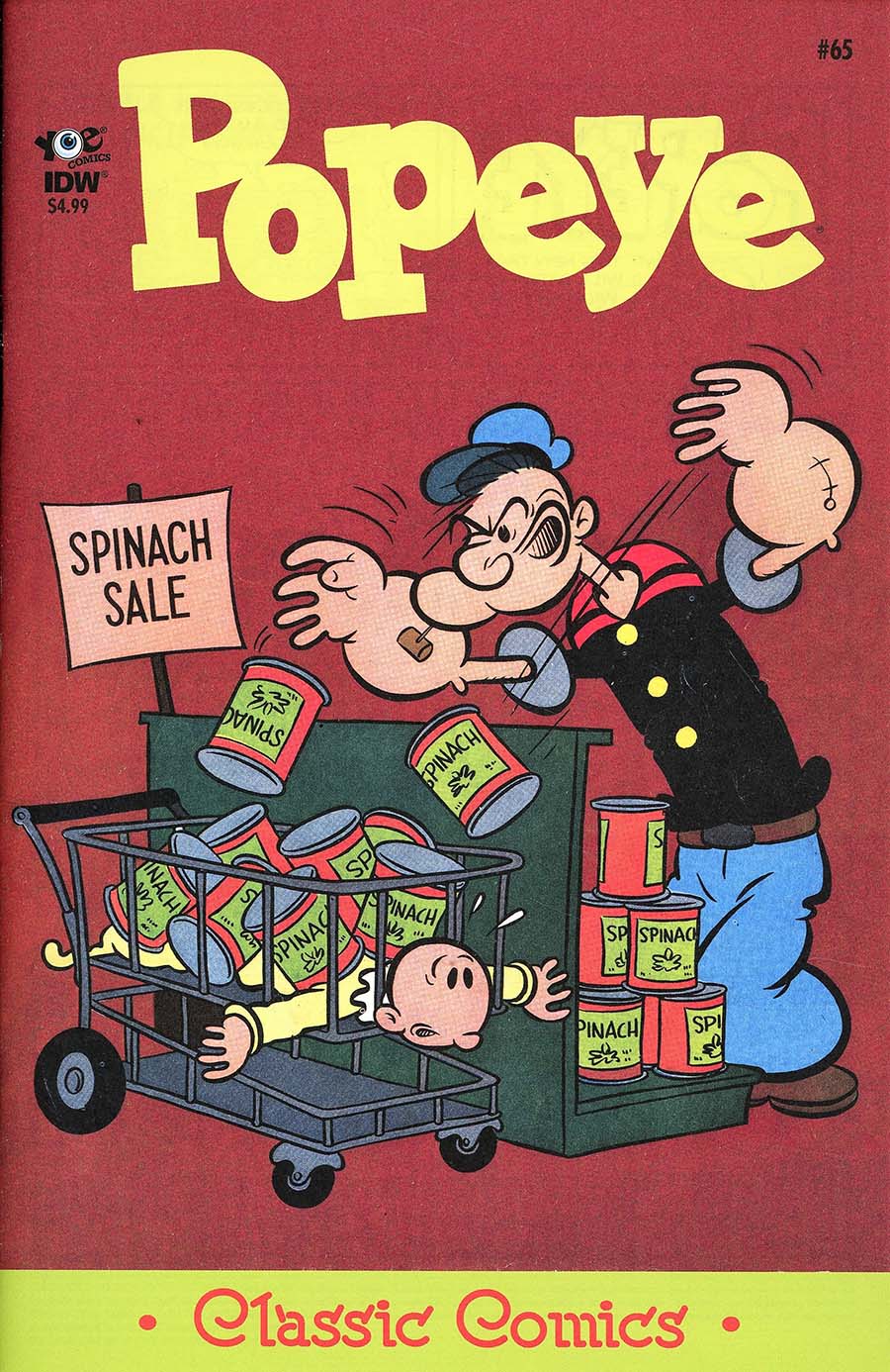 Classic Popeye #65 Cover A Regular Bud Sagendorf Cover