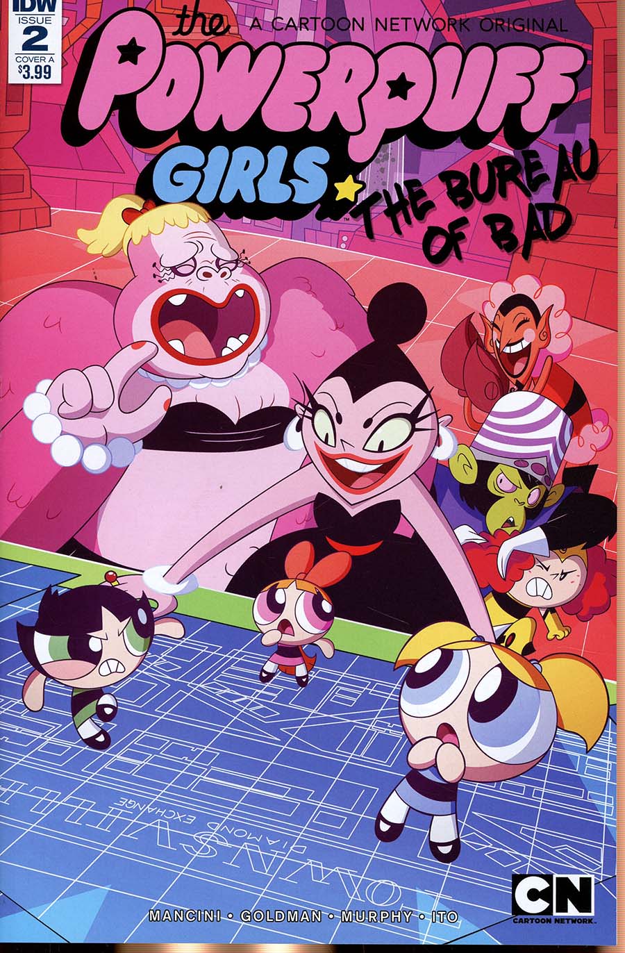 Powerpuff Girls Bureau Of Bad #2 Cover A Regular Philip Murphy Cover