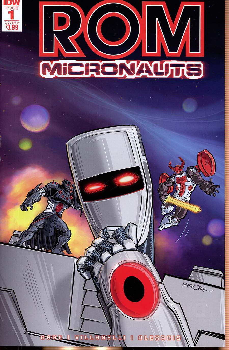 ROM And The Micronauts #1 Cover A Regular Richard Wentworth Cover