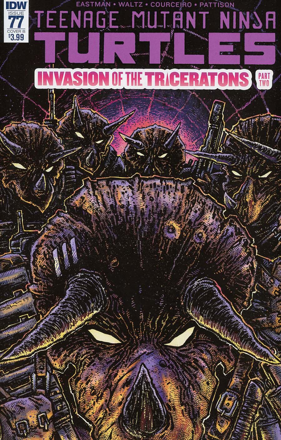 Teenage Mutant Ninja Turtles Vol 5 #77 Cover B Variant Kevin Eastman Cover
