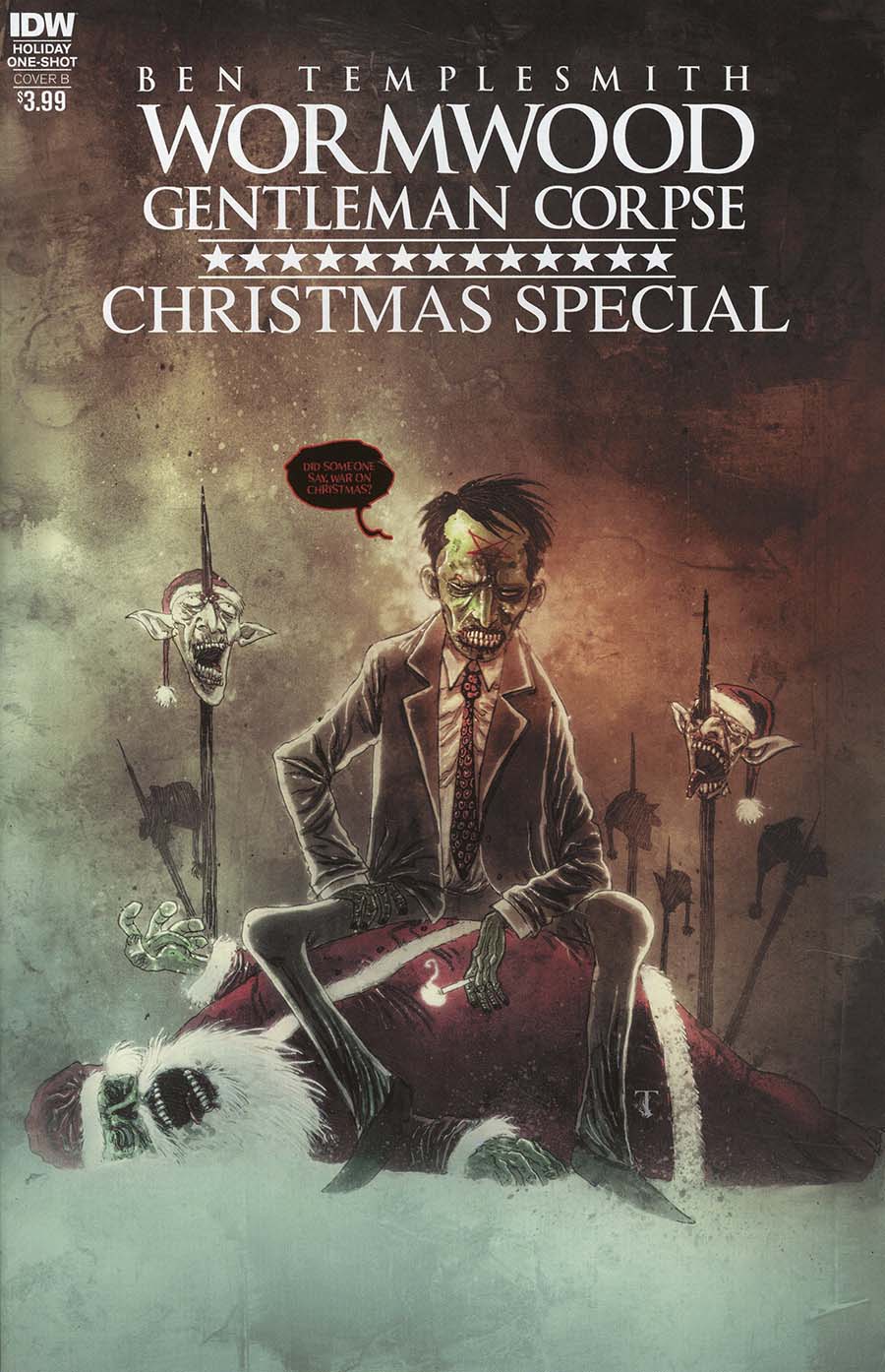 Wormwood Gentleman Corpse Christmas Special Cover B Variant Ben Templesmith Cover