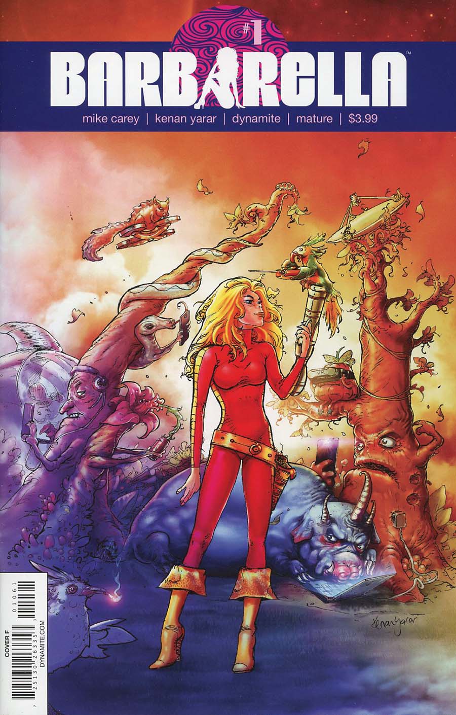 Barbarella #1 Cover F Variant Kenan Yarar Cover