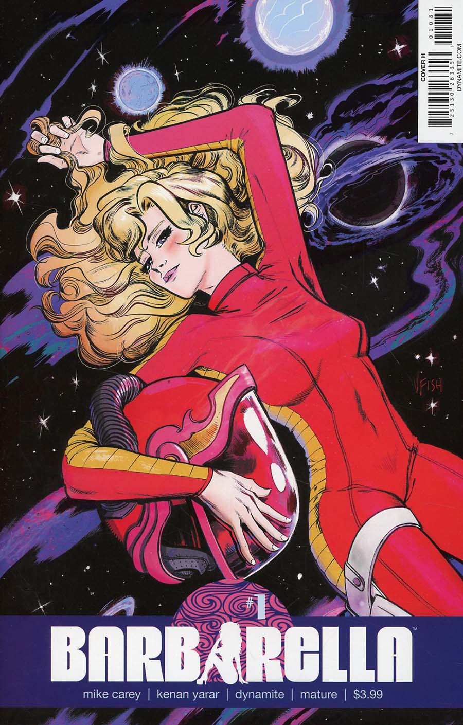 Barbarella #1 Cover H Variant Veronica Fish Cover