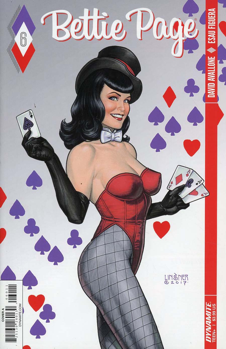 Bettie Page #6 Cover A Regular Joseph Michael Linsner Cover