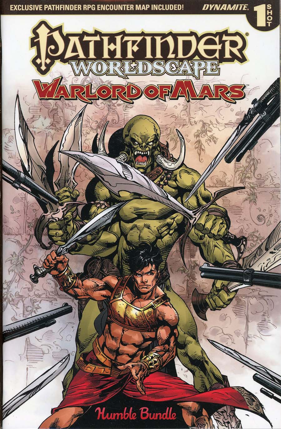 Pathfinder Worldscape Warlord Of Mars One Shot Humble Bundle Exclusive