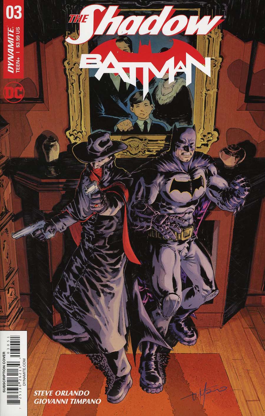 Shadow Batman #3 Cover E Variant Giovanni Timpano Subscription Cover