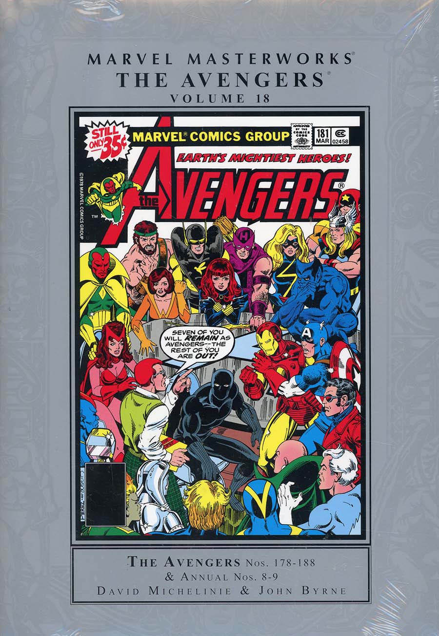 Marvel Masterworks Avengers Vol 18 HC Regular Dust Jacket