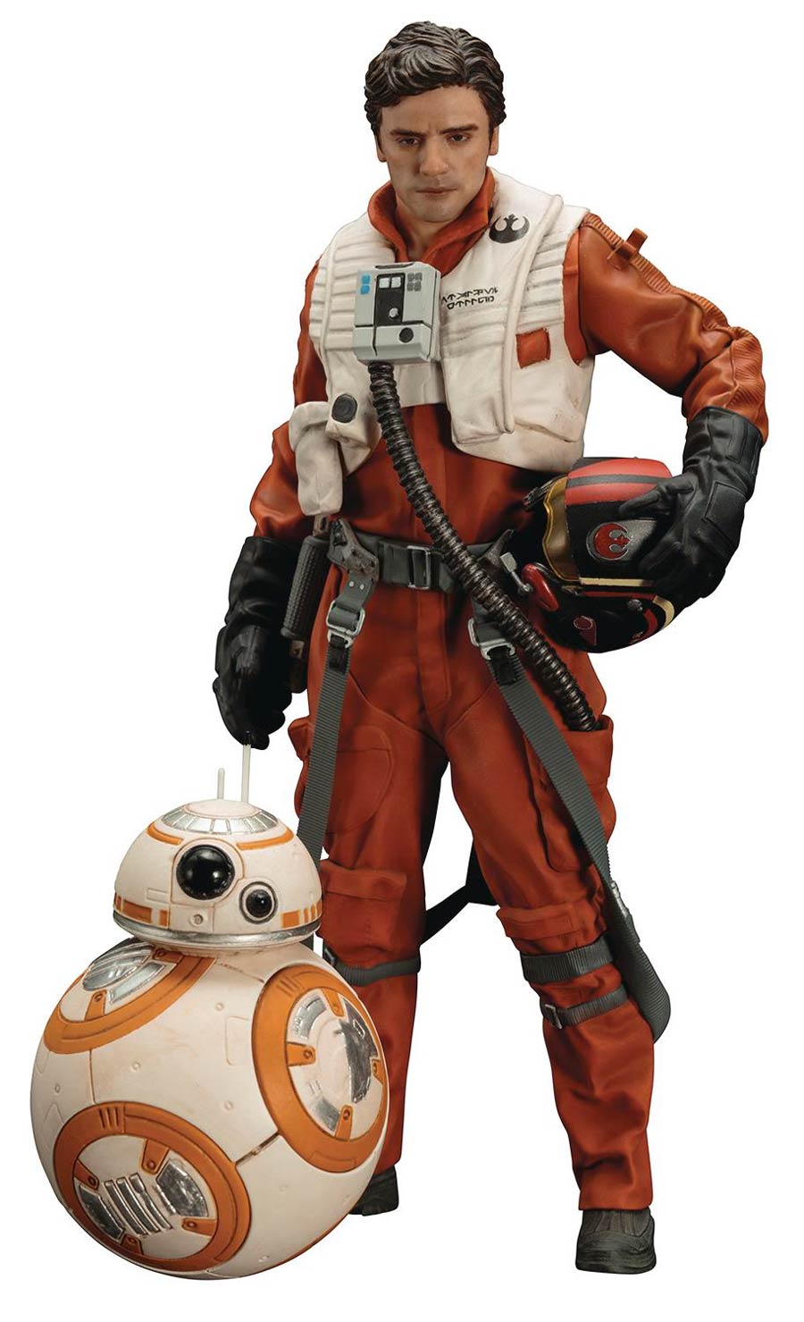 Star Wars Episode VII The Force Awakens Poe Dameron & BB-8 ARTFX Plus 2-Pack Statue