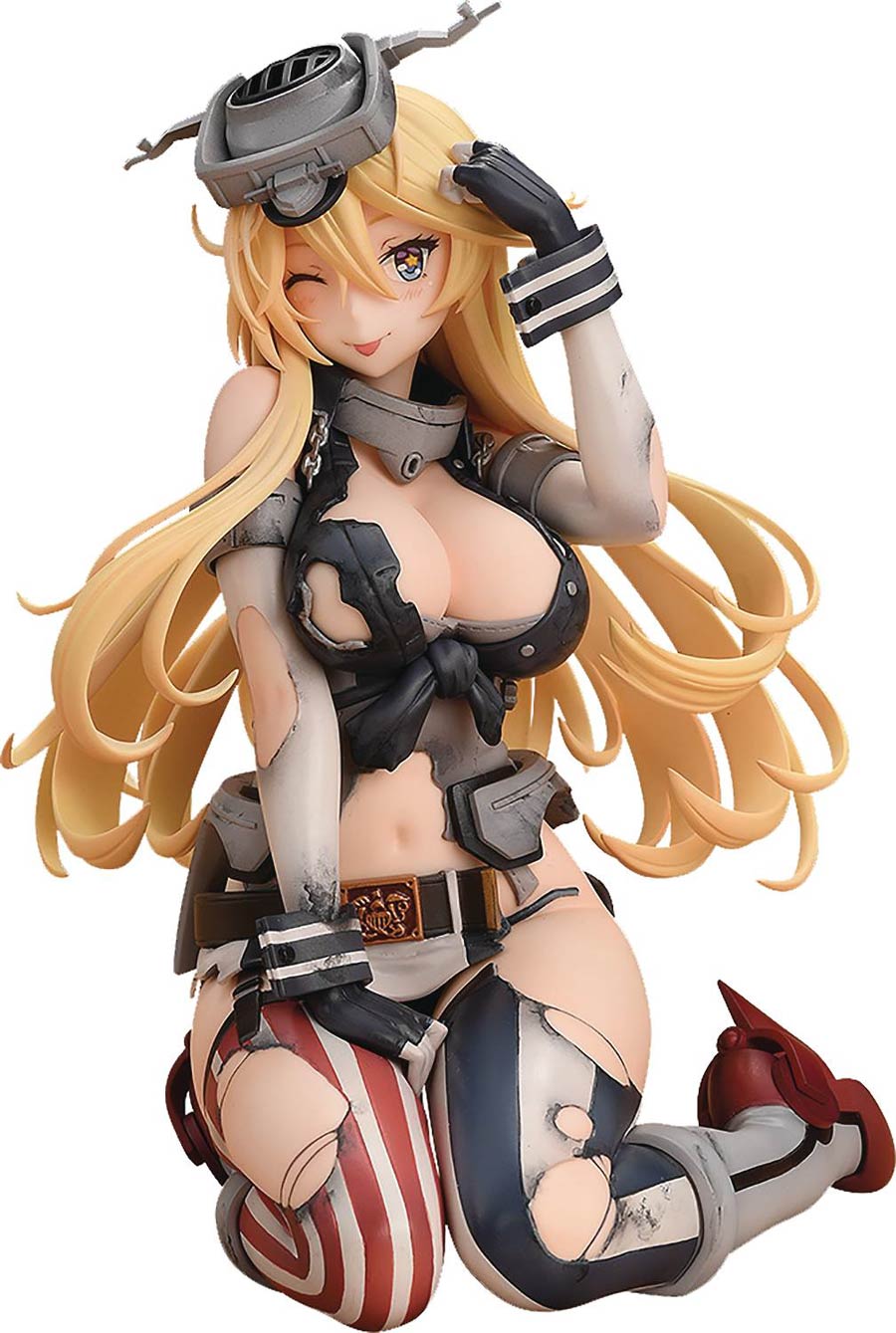 Kancolle Kantai Collection Iowa Half-Damaged 1/8 Scale PVC Figure Light Version