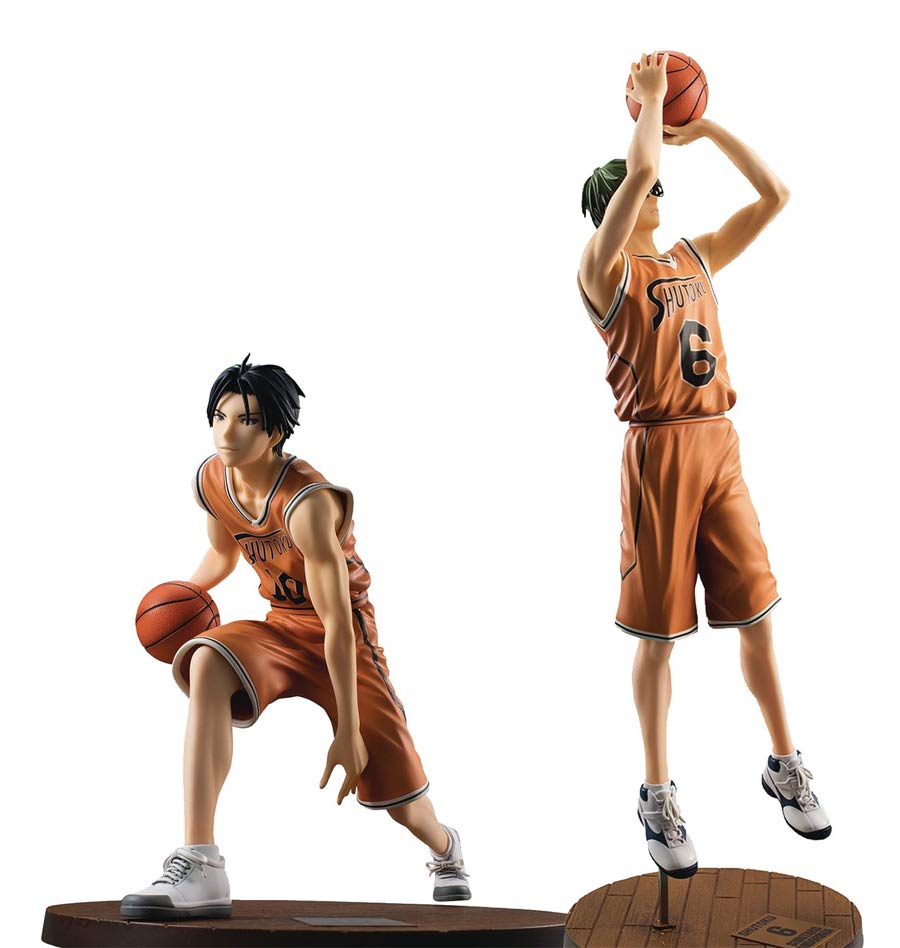 Kurokos Basketball Takao & Midorima Orange Uniform PVC Statue