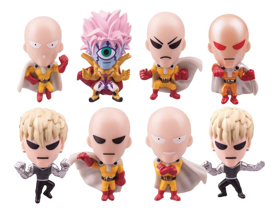 One-Punch Man Buildable Figure Blind Mystery Box 24-Piece Display