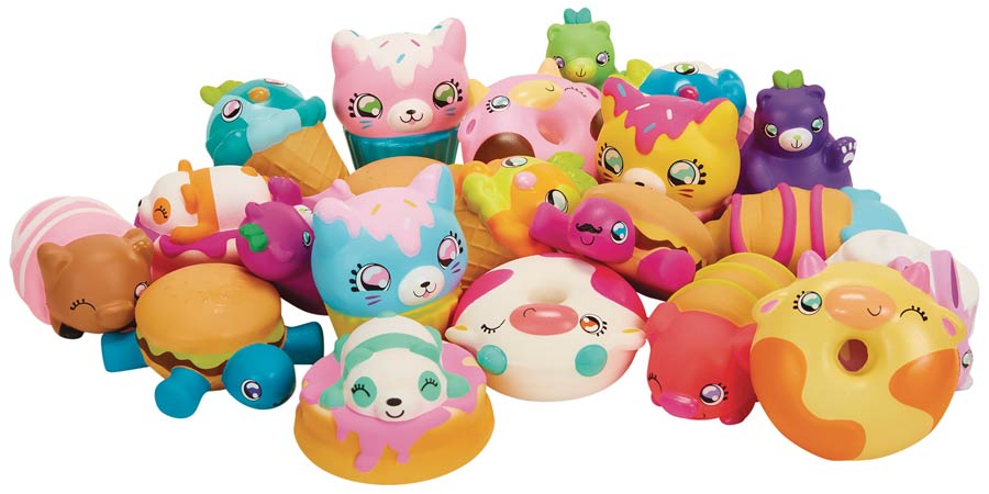 Squish-Dee-Lish Animals Mini Figure Series 1 Blind Mystery Box Display