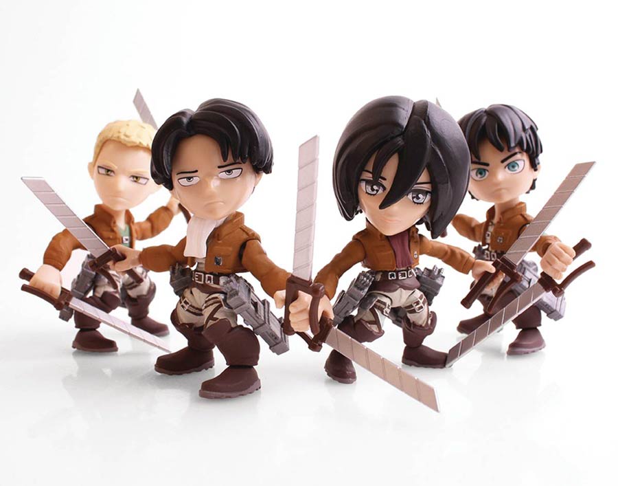 The Loyal Subjects x Attack On Titan Mini Figure Wave 1 Blind Mystery Box 12-Piece Display