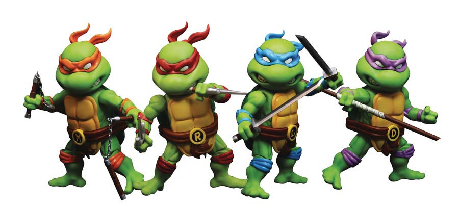 Teenage Mutant Ninja Turtles MHMF-302 Mini Series 4-Piece Action Figure Set