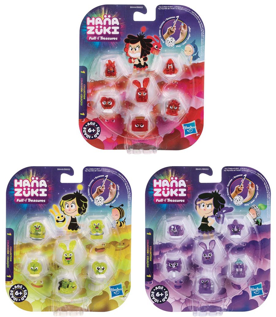 Hanazuki Treasure 6-Pack Collection Assortment Case 201701