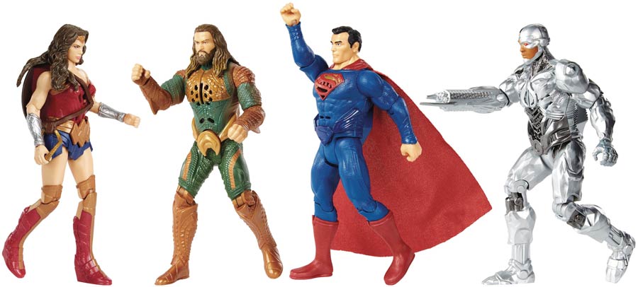 Justice League Movie 6-Inch Deluxe Action Figure Assortment Case 201701