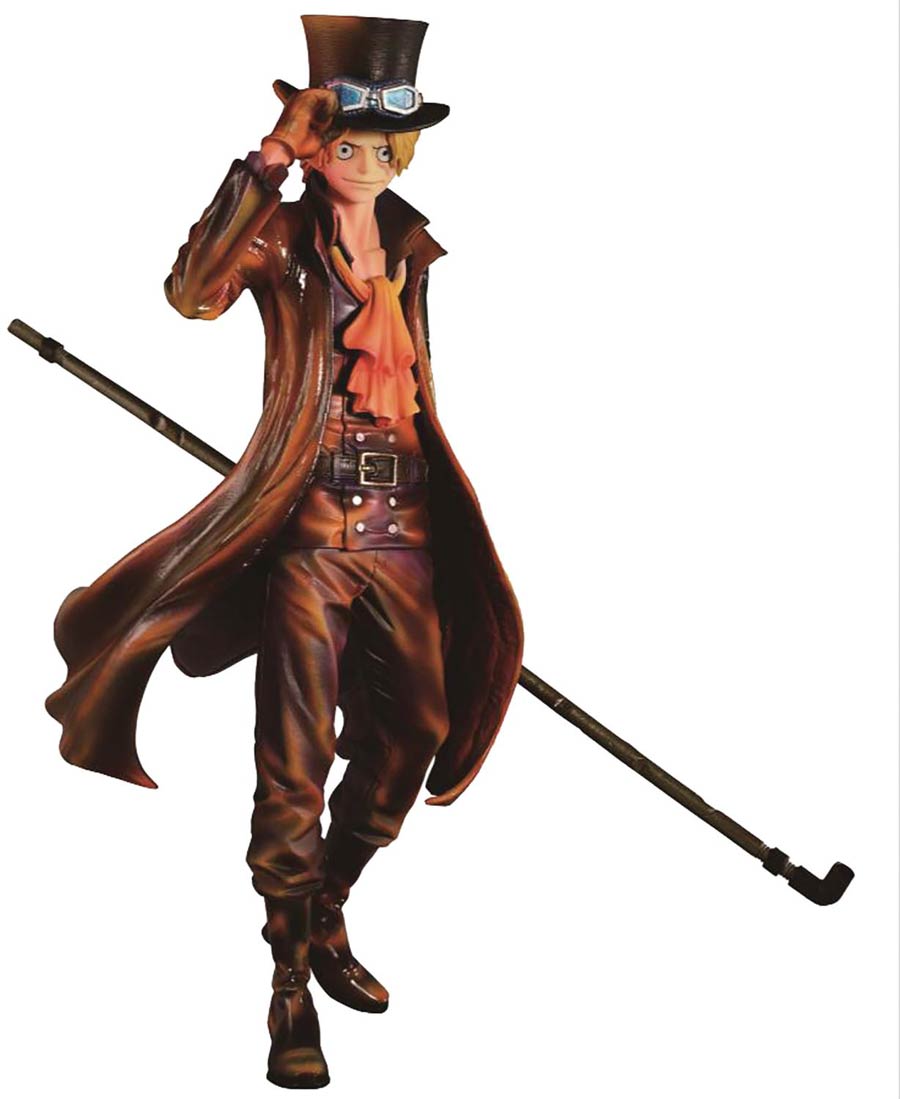One Piece Scultures Sabo Burning Color Figure