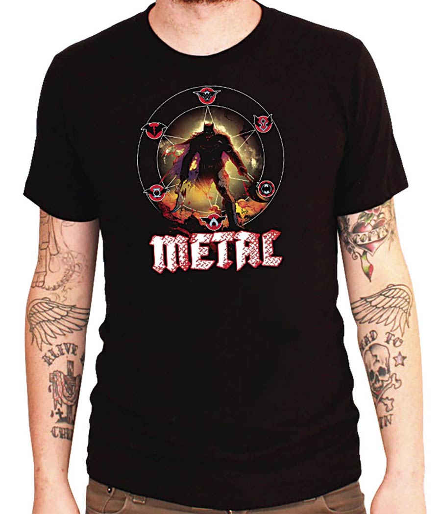 Dark Nights Metal Tour T-Shirt Large