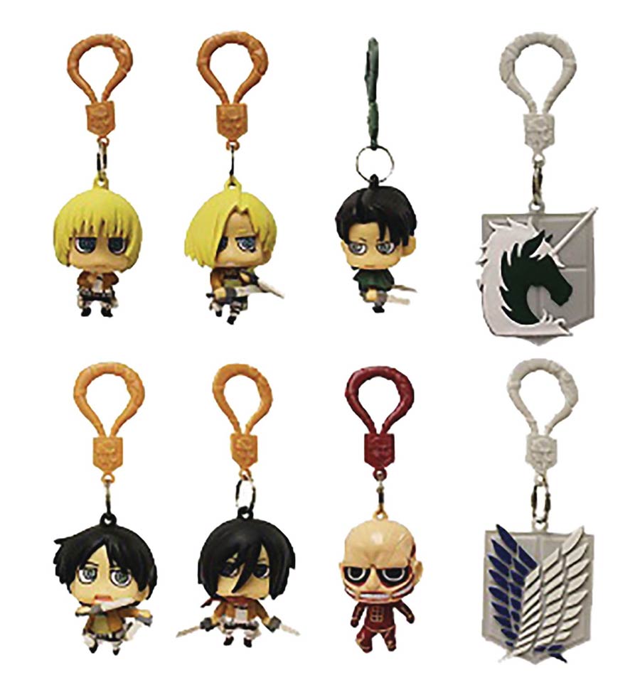 Attack On Titan Hanger Figure Blind Mystery Box 24-Piece Display