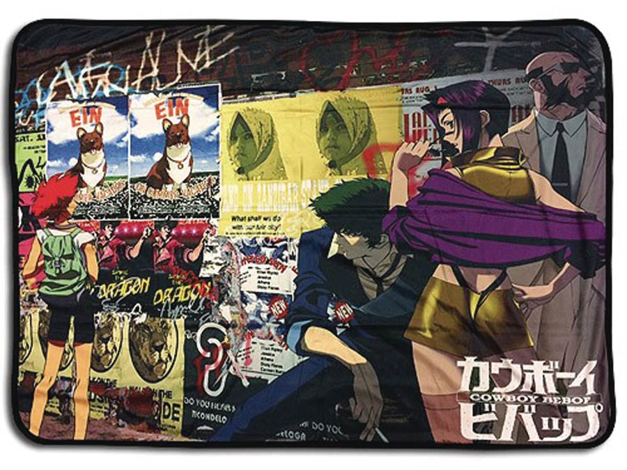 Anime Sublimation Throw Blanket - Cowboy Bebop Group