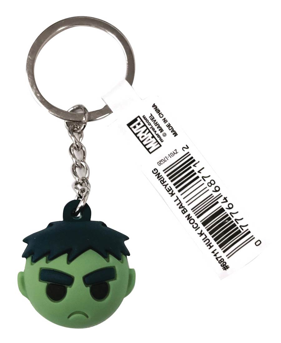 Marvel Icon Ball Keyring - Hulk