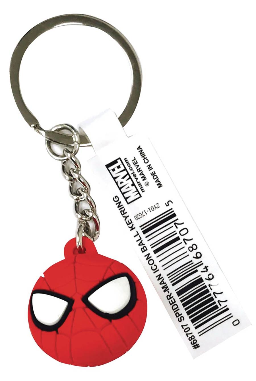 Marvel Icon Ball Keyring - Spider-Man