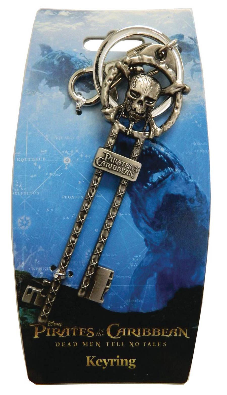 Pirates Of The Caribbean Pewter Keyring - Master Key