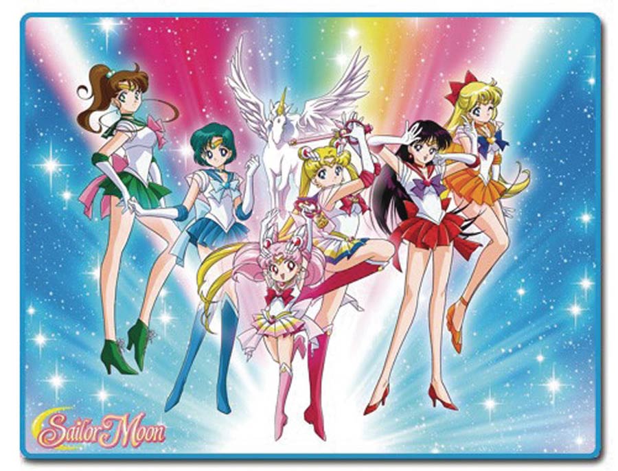 Anime Sublimation Throw Blanket - Sailor Moon Super S Group Sky