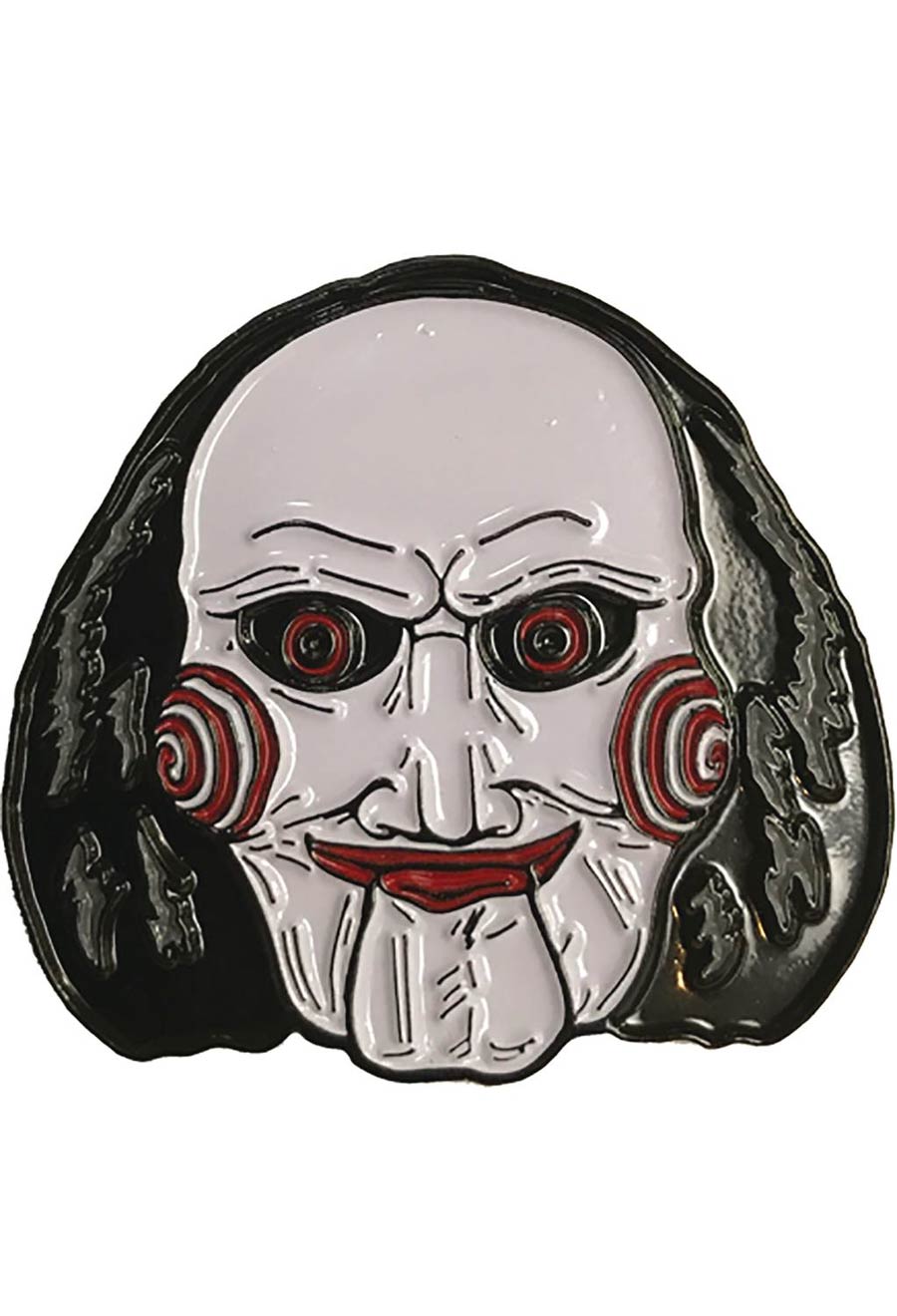 Saw Billy Puppet Enamel Lapel Pin
