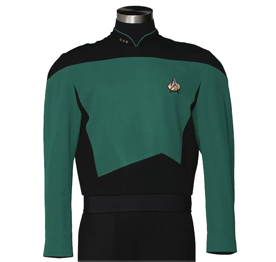 Star Trek The Next Generation Sciences Teal Tunic Replica Medium